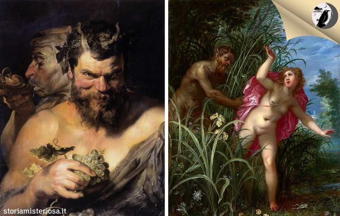 Storia Misteriosa - Due Satiri di Rubens e Pan insegue Siringa di Hendrick van Balen