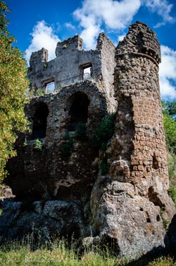 Il borgo abbandonato di Monterano Vecchia - foto di Fabio Menichini