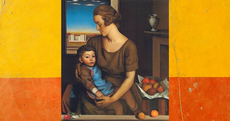 Achille Funi: Maternità, 1921 Olio su tela, cm 100,5 x 91 Collezione privata, courtesy Galleria Berman, Torino.