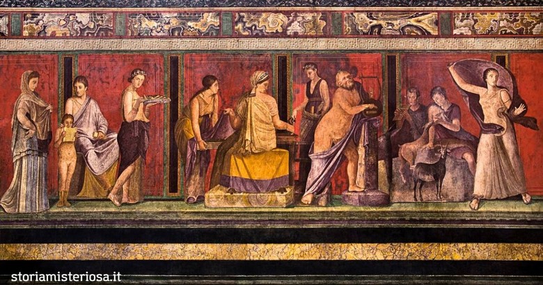 L'affresco della Villa dei Misteri di Pompei